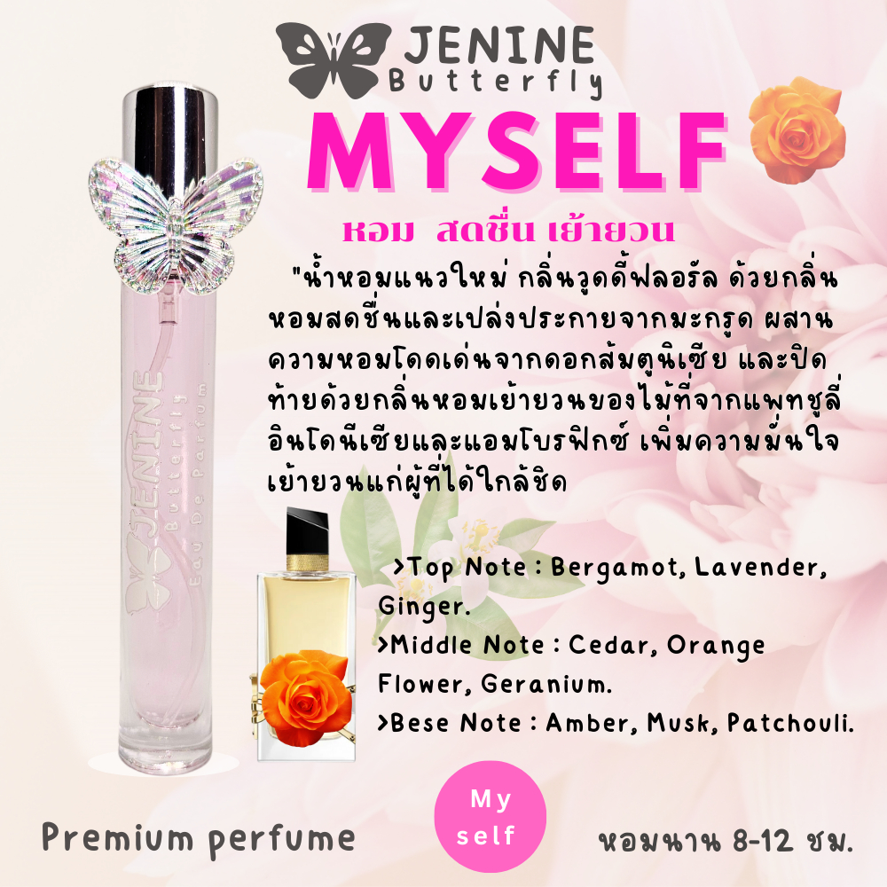 น้ำหอมเจนีน บัตเตอร์ฟลาย เกรดพรีเมี่ยม หอมติดทนนาน - รูปที่ 6