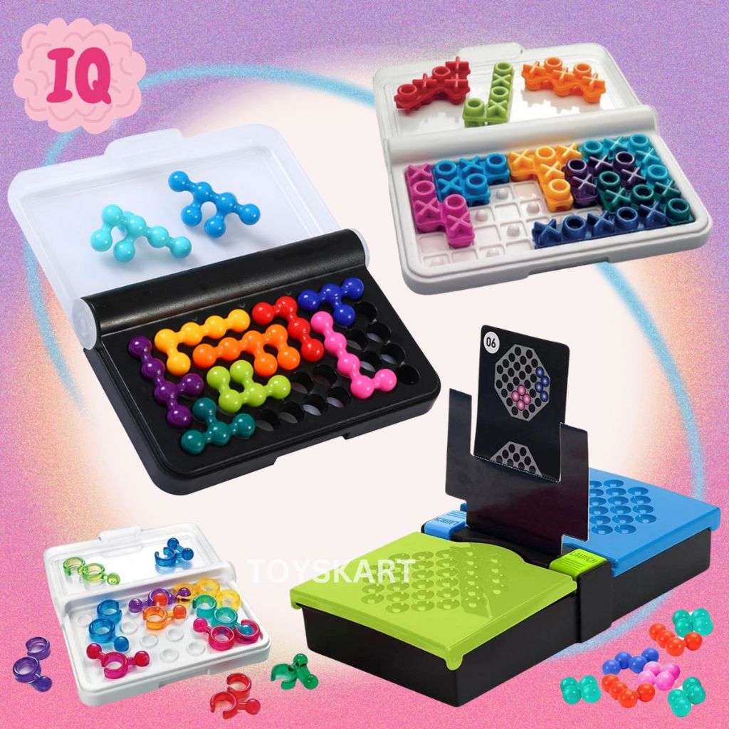 เกมฝึกสมอง 120ข้อ เสริม IQ เล่นคนเดียวได้ สำหรับเด็ก ผู้ใหญ่ ของเล่นเสริมพัฒนาการ ฝึกสมาธิ puzzle
