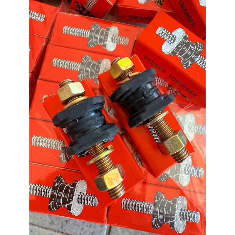 ยางกันสะเทือน กล่องส้ม ET95 ET 100 110 แพค 10ชิ้น ยางรองถัง คูโบต้า รถไถนาเดินตาม kubota