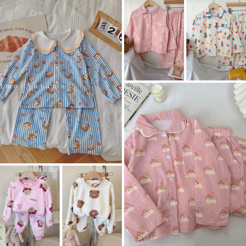 โละสต๊อกEP.3 !! เสื้อผ้าเด็กผู้ญิง ชุดนอนเด็กผู้หญิง รวมชุดนอนเด็ก