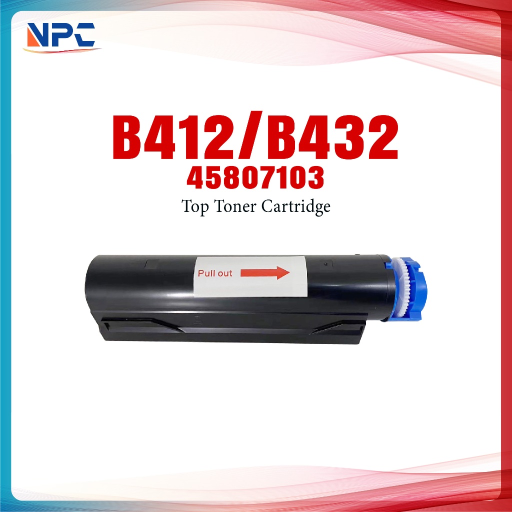 หมึกเทียบเท่า B412/412/432 (45807103) FOR OKI B412dn/B432/B432dn/B512/B512dn/MB472/MB472w/MB492dn