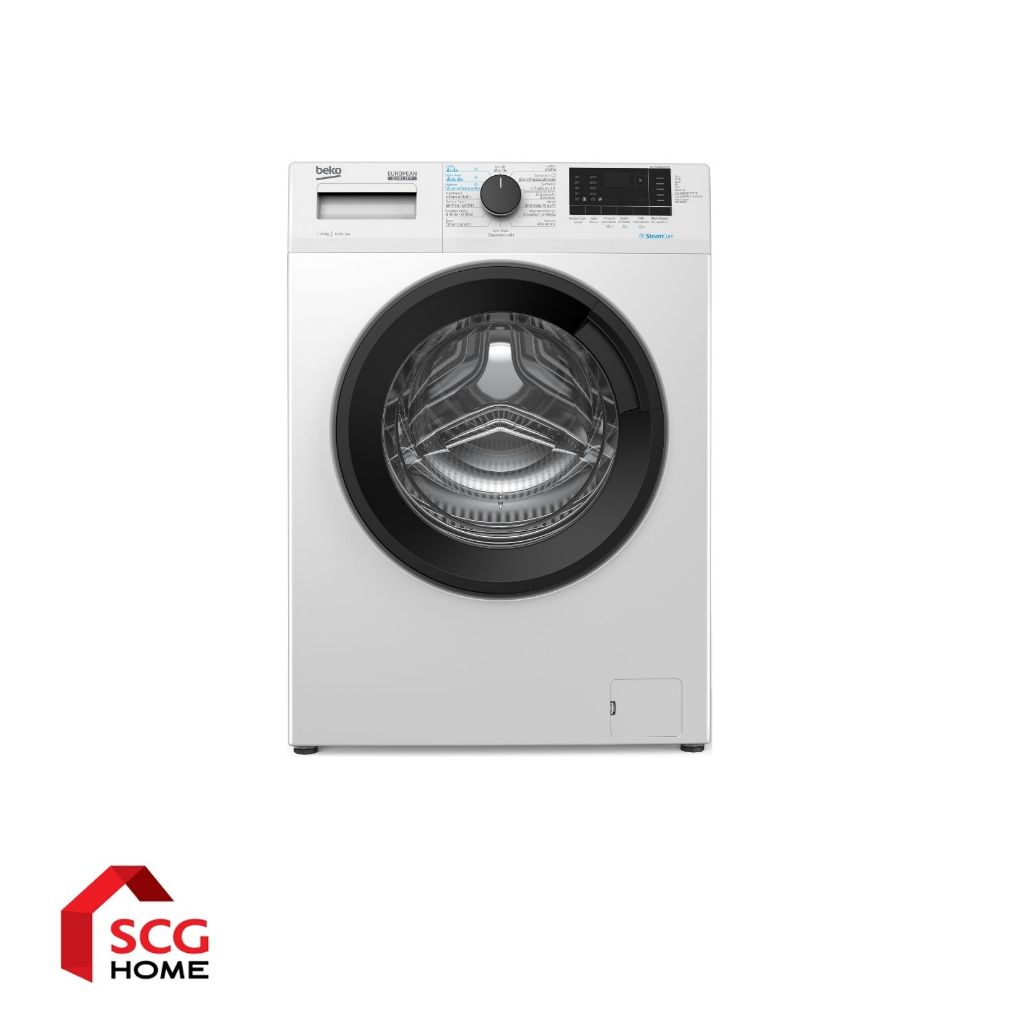 BEKO เครื่องซักผ้าฝาหน้า รุ่น WCV9614XB0STW ความจุ 10 Kg. พร้อมบริการติดตั้ง