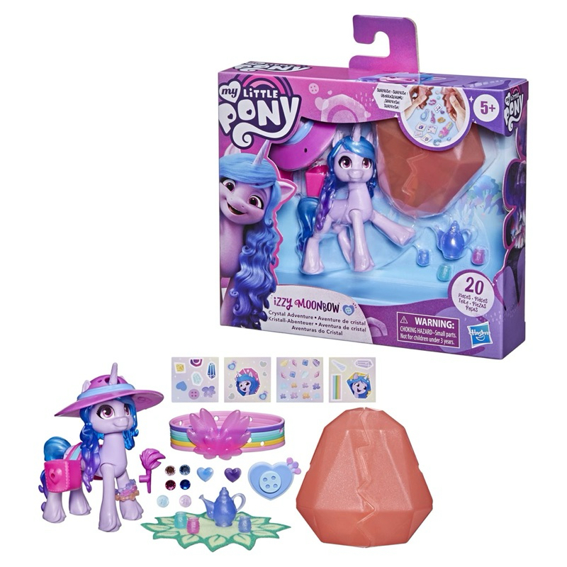🩷ของแท้ พร้อมส่ง🩷My Little Pony: A New Generation Movie Crystal Adventure Izzy Moonbow ม้าโพนี่ และไ