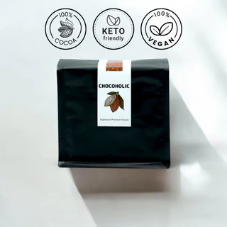 ผงโกโก้ 100% เข้มข้น หอมมัน Chocoholic Premium Cocoa 500g