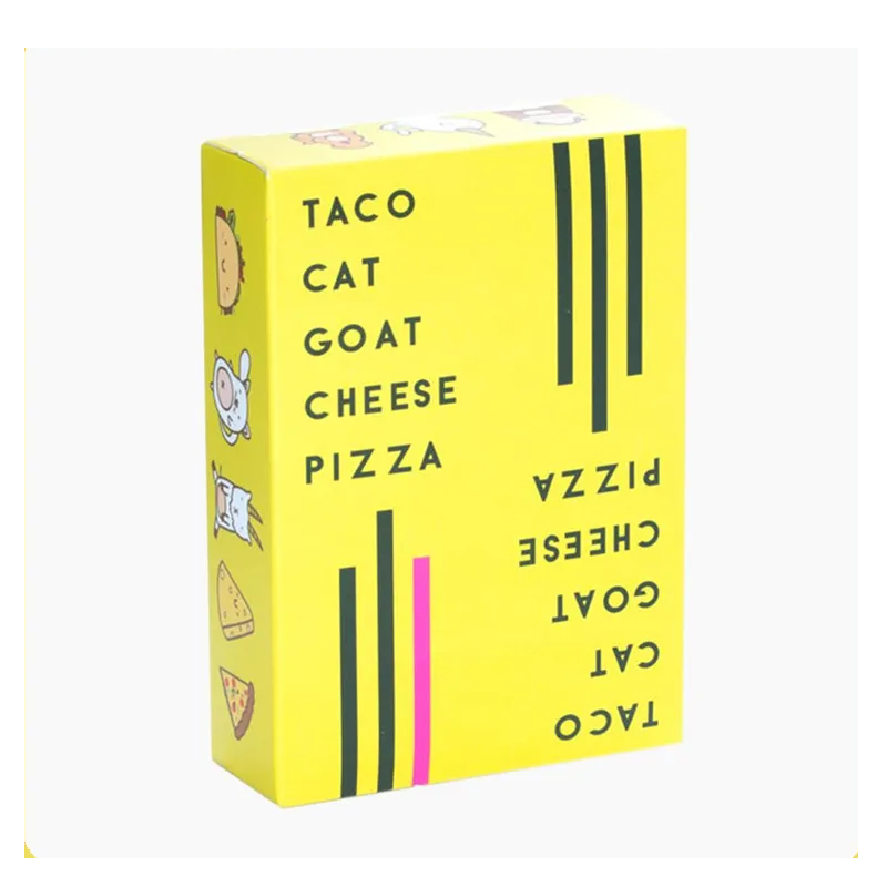 Taco Cat Goat Cheese Pizza Card Game แพะเกมกระดานพิซซ่าบอร์ดเกม