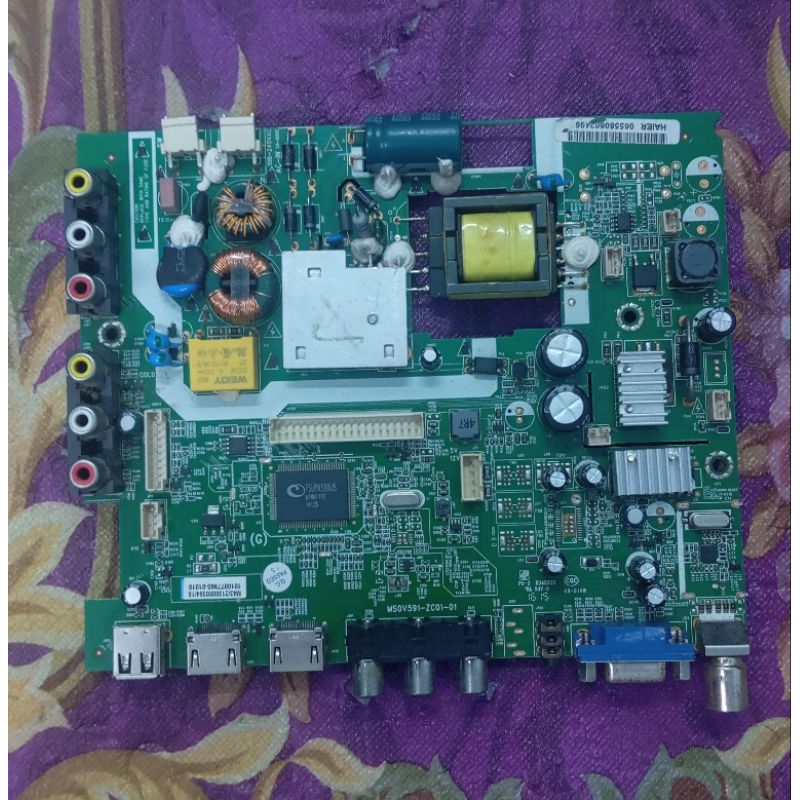Oneboard วันบอร์ด Haier LE24B8000 Part.MS0V591-ZC01-01
