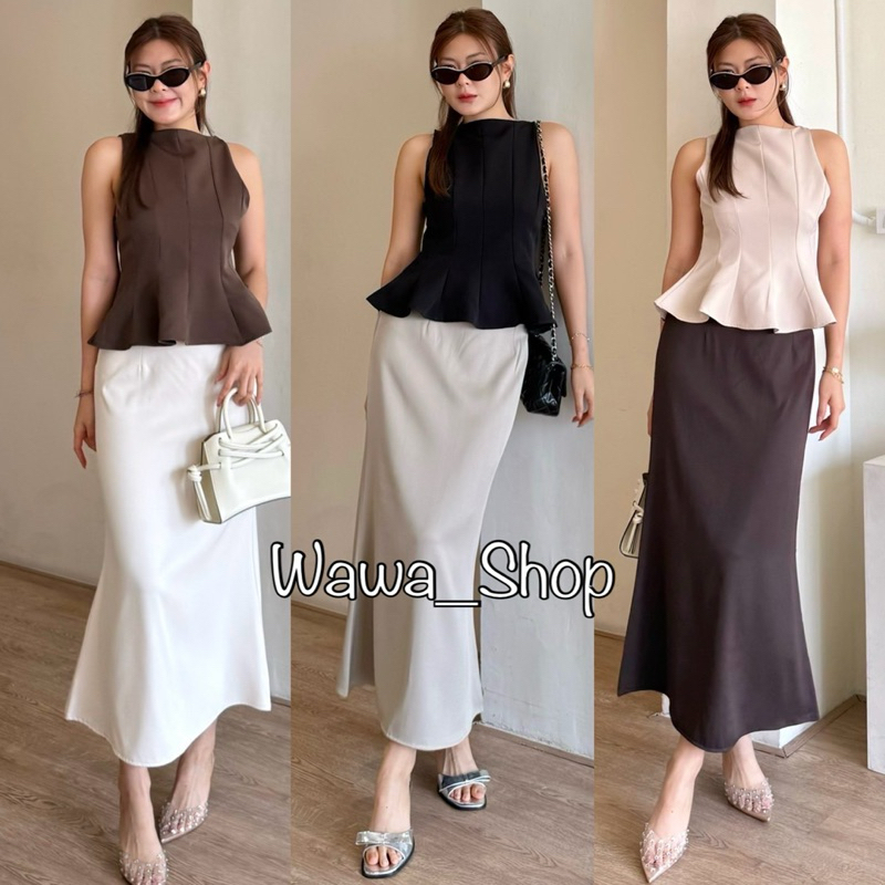 B30 ชุดเซ็ต2ชิ้นแฟชั่นเกาหลีเกาใจมากๆ ป้ายBetty❤️