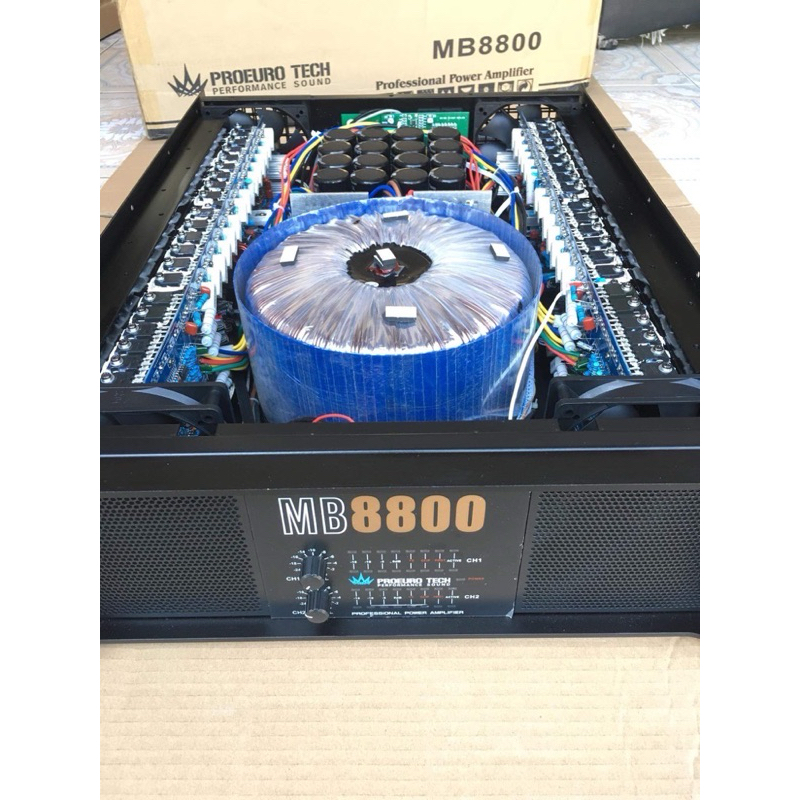 เพาเวอร์แอมป์MB-8800 บริษัทPROEURO TECH