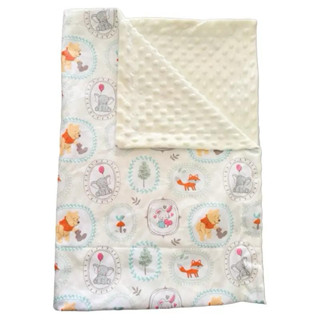 ผ้าห่มเด็ก คอตตอน+ดอทมิ้งค์ 80*110cm นุ่มห่มสบาย กันสะดุ้ง ผ…