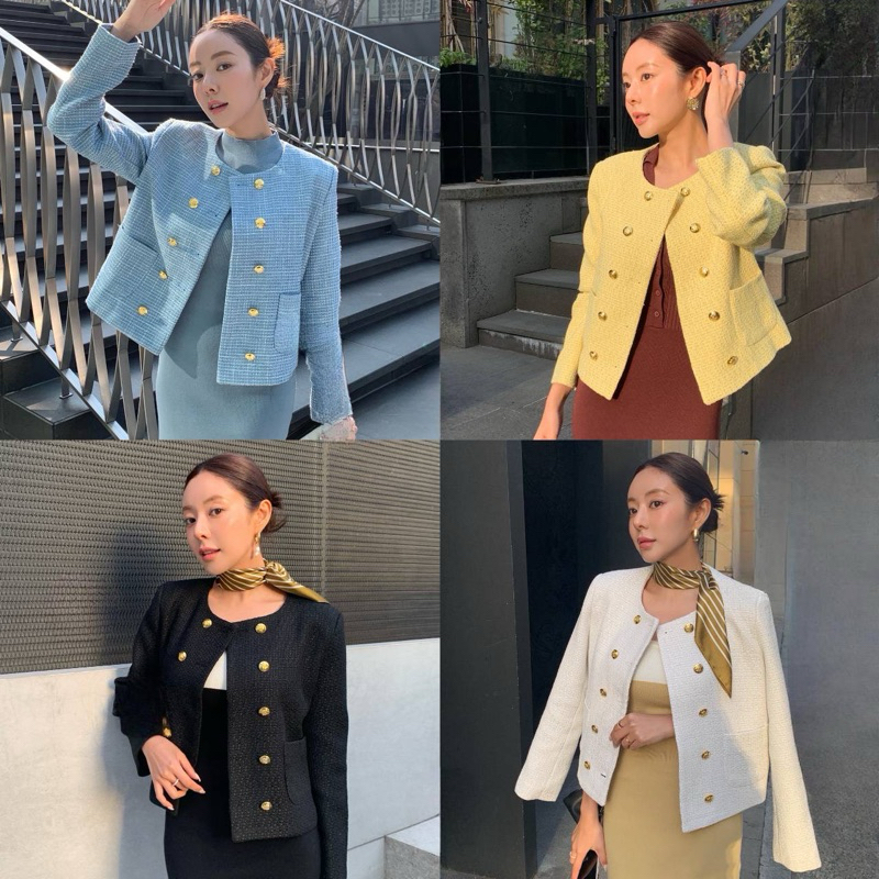 LITAS : ZELDA TWEED BLAZER เบเซอร์ผ้าทวิต เบเซอร์ เสื้อคลุม