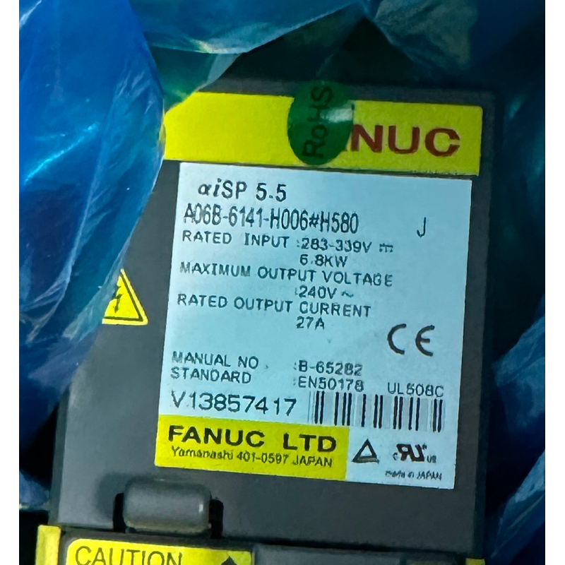 Fanuc A06B-6141-H006#H580