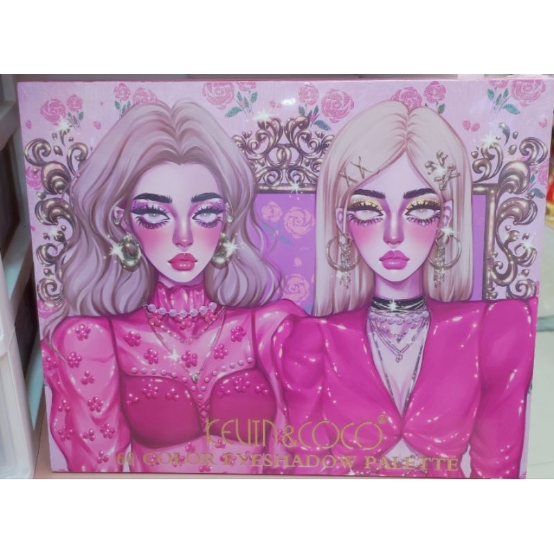 KEVIN & COCO 60 COLOR EYESHADOW PALETTE
