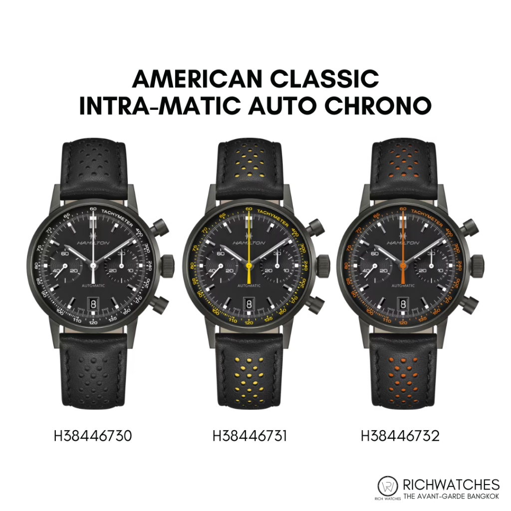 นาฬิกา HAMILTON รุ่น American Classic Intra-Matic Auto Chrono