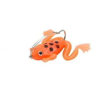 เหยื่อกบนิ่มพร้อมตะขอ fishing lures riversฐานป้องกันการห้อย เหยื่อล่อ 3กรัม/4ซม. เหยื่อปลาดำ Thunder Frog เหยื่อล่อกบสาย