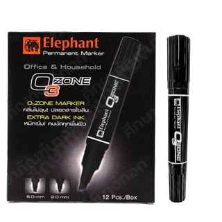 ปากกาเคมี 2 หัว /PERMANENT MARKER (รุ่นโอโซน) บรรจุ 1 ด้าม/ 1 แพ็ค