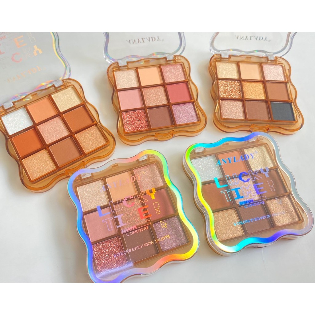 ANYLADY อายแชโดว์9ช่องLUCKY สีสวยแพ็คเกจน่ารัก NO.8321