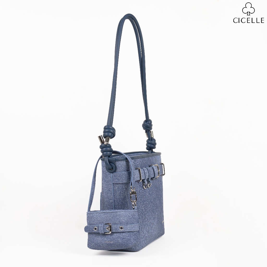 #817 กระเป๋าbucket เข็มขัด สวยเท่😎💫กระเป๋าแบรนด์ CICELLE (ซี-เซล) สไตล์ Modern Luxury