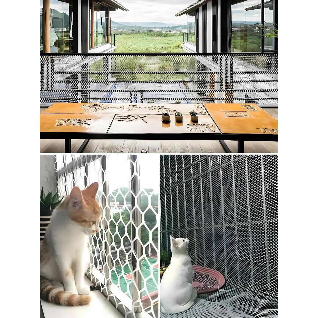 ตาข่ายพลาสติก 10M 20M ตาข่ายป้องกัน ตาข่ายรั้ว ตาข่ายนิรภัย รั้วป้องกัน ตาข่ายพีวีซี ตาข่ายPVC - รูปที่ 7