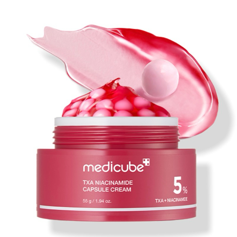 พร้อมส่ง*ใหม่ล่าสุด🩷Medicube TXA Niacinamide Capsule Cream 55g ไม่แท้ยินดีคืนเงิน
