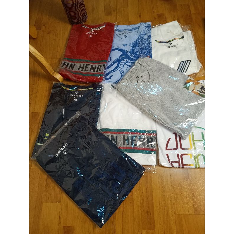 เสื้อยืด ใหม่ แท้ John Henry sizexl, xxl