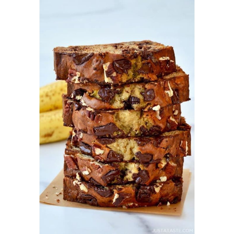 brownie bread 500กรัม ขนมปังโฮลวีตบราวนี่อัลมอนด์เม็ดมะม่วงพีแคน