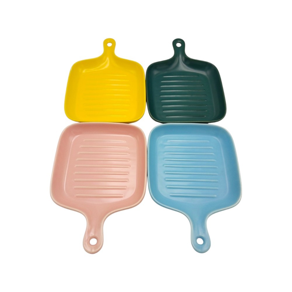 Color Kit จานเซรามิกมีด้าม 9″ SOLID