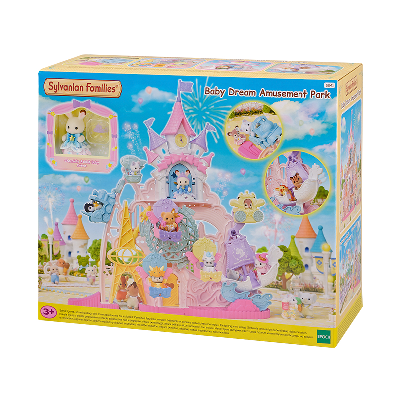 🎊 พร้อมส่ง 🎊 Sylvanian Families Baby Dream Amusement Park สวนสนุก Costume ชิงช้าสวรรค์ Chocolate Rab
