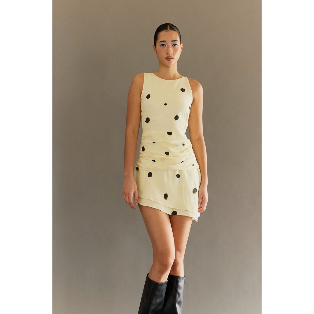 Weekend begins - Freckle Dot Printed Dress