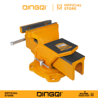 DINGQI ปากกาจับชิ้นงาน(เหล็กเหนียว) 4 ,5 , 6 ,8 นิ้ว ปากกาจับงาน ฐานหมุนได้360° ฐานหมุนได้ 4 นิ้ว