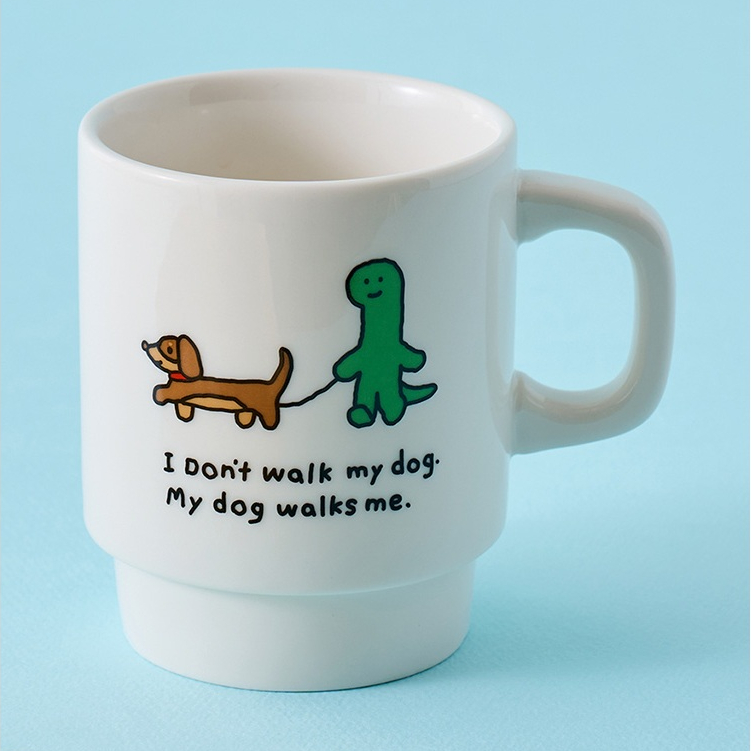 JOGUMAN Paradox Mug Cup - Brachio & Woody แก้วเซรามิค