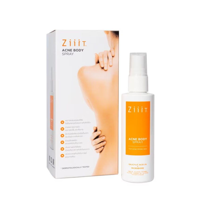 Ziiit Acne Body Spray 70ml. ซิท แอคเน่ บอดี้ สเปรย์