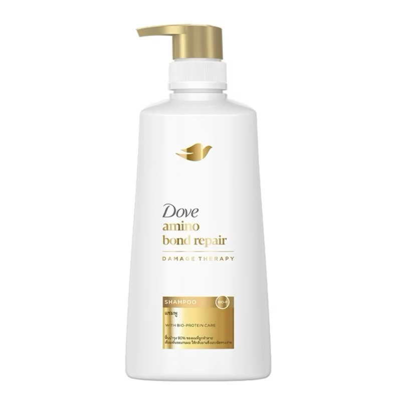 โดฟ แชมพู อะมิโน บอร์น รีแพร์ สำหรับผมเสียมาก DOVE shampoo amino bond repair 370 ml.