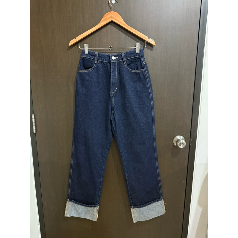 GRL แท้มือสองสภาพใหม่กางเกงยีนขายาว size M