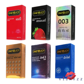 (Live ลด 50%) Onetouch Condom **ไม่ระบุชื่อสินค้าหน้ากล่อง** วันทัช ถุงยางอนามัย เจลหล่อลื่น รวมทุกรุ่น 49-52 มม.
