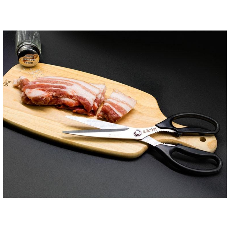 กรรไกรสแตนเลส กรรไกรตัดหมูย่าง อย่างดีแบบพรีเมียม รูปที่ 8