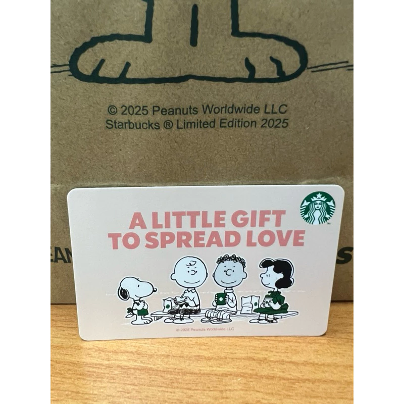 การ์ด Starbuck card peanuts thumbnail 6