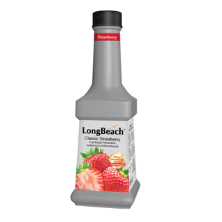 ลองบีชเพียวเร่คลาสสิคสตรอว์เบอร์รี่ 900 มล.(LongBeach Classic Strawberry Puree) 900ml.
