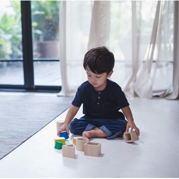 PlanToys مكعبات مطابقة الأشكال الهندسية 5391 — صورة 6