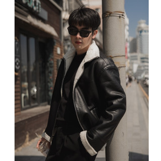 Busano Jacket  แจกเกตหนังบุขนด้านใน สำหรับคุณผู้ชาย งานการัน…