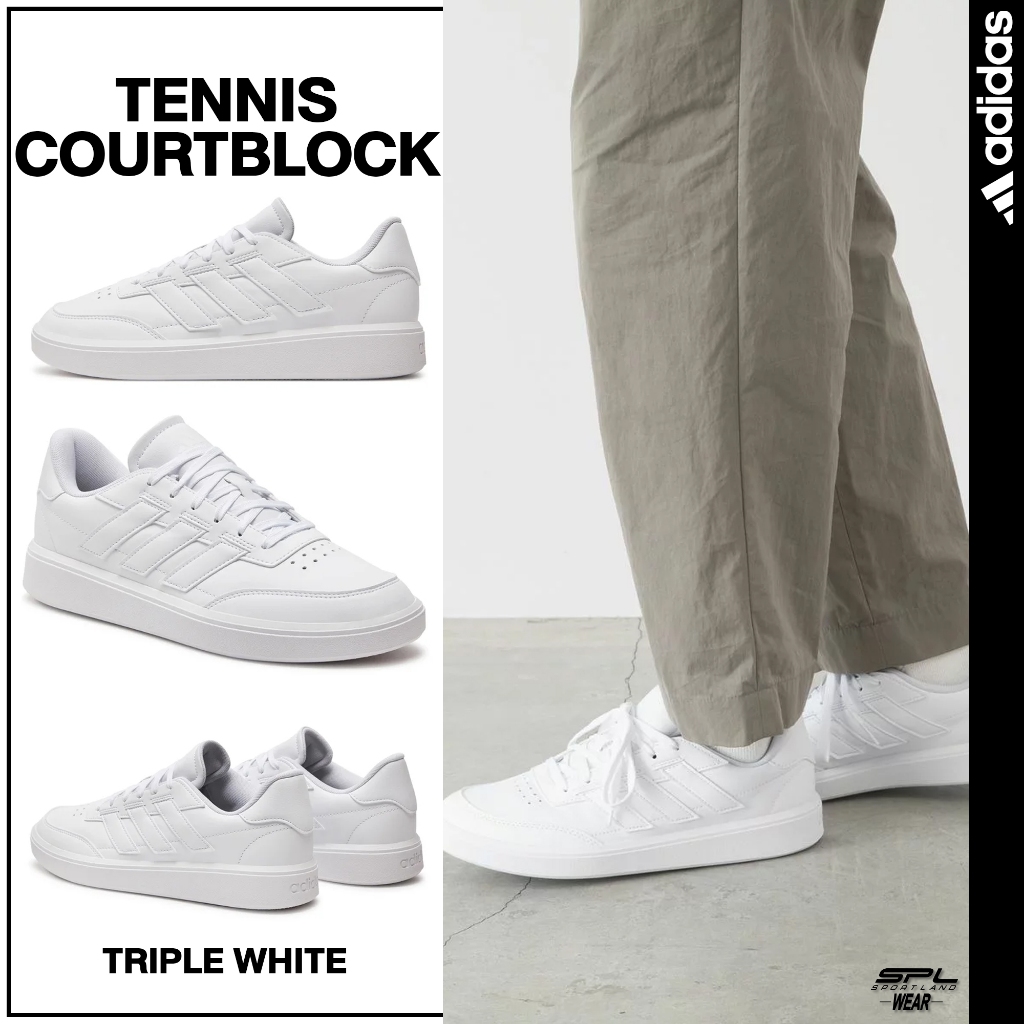 Adidas อาดิดาส รองเท้าผ้าใบ รองเท้าลำลอง M Courtblock IF4031 (1900)