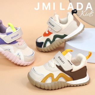 J’Milada Kids รองเท้าผ้าใบเด็ก ขอบวิ้ง รองเท้าเด็ก หัดเดิน-1…