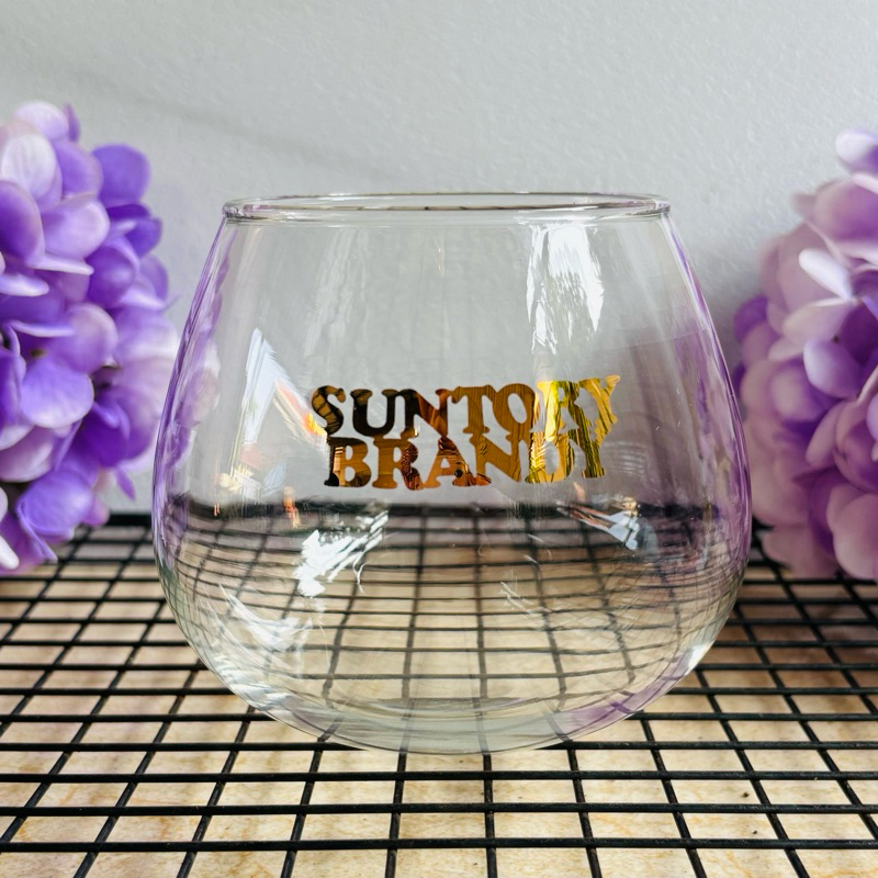 แก้วบรั่นดี SUNTORY BRANDY GLASS จากญี่ปุ่น มือสอง ราคาถูก 🍷🥃🍷