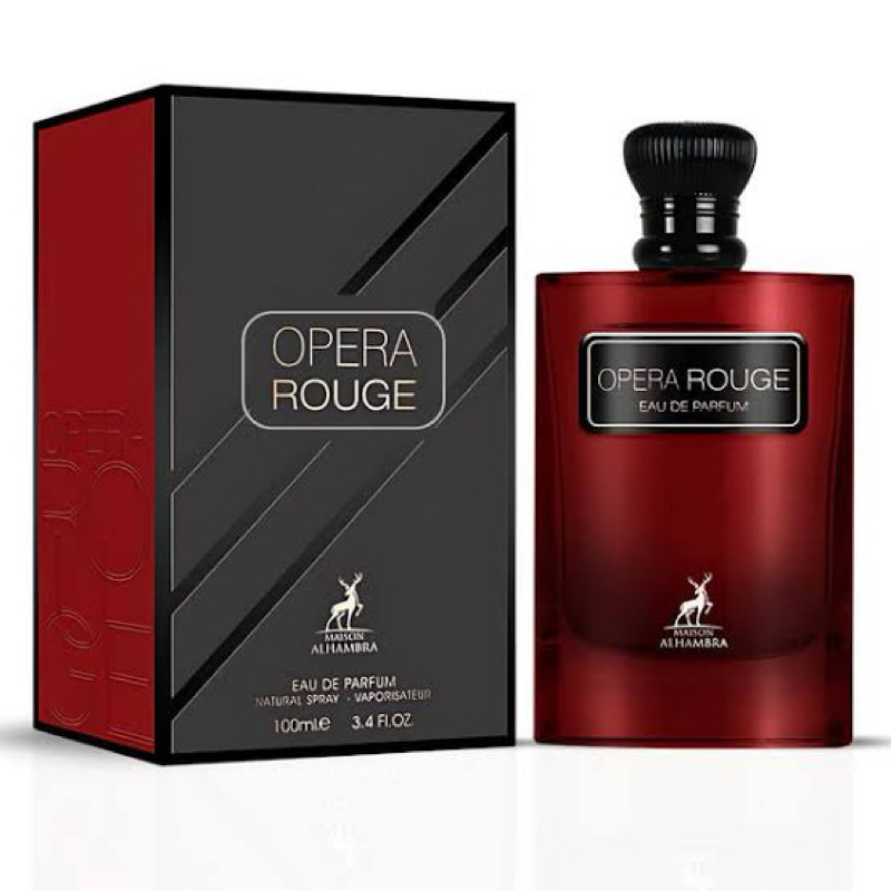 Opera Rouge Eau De Parfum Spray 100ML (3.4 OZ) By Maison Alhambra | A Playful Blend Of Fruity, Floral, & Creamy Warmth