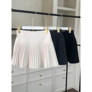 [UNAIVE] Aristocrat Skirt กระโปรงพลีต จีบถี่ มีซับใน ขอบเรียบทำให้เอวไม่ดูหนา ผ้าอย่างดี