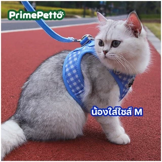 ได้ครบชุดพร้อมสายจูง ชุดรัดอกแมว ใส่สบาย ลดความอับชื้น ไม่อึดอัด สายรัดอกสุนัขพันธุ์เล็ก