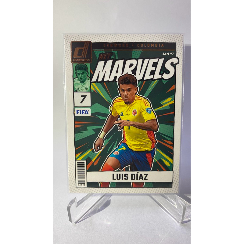 การ์ดนักฟุตบอล Luis Diaz, COLOMBIA PANINI NET MARVELS 2024