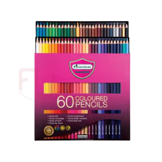 สีไม้มาสเตอร์อาร์ต Premium สีไม้ 1 หัว แท่งยาว 36สี , 48สี , 60สี , 72สี รุ่นใหม่ Master Art / 1 กล่อง