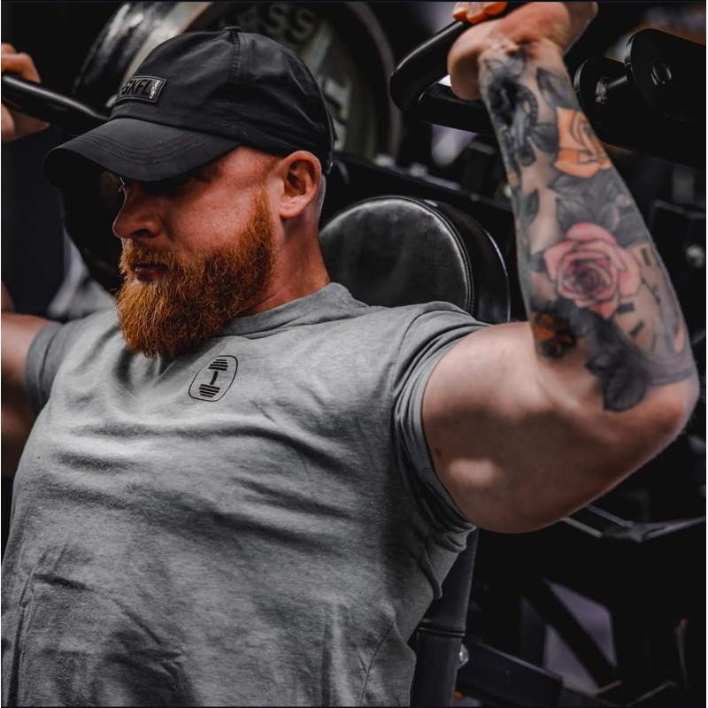 ⚠️no tag TLB Men’s Cotton Comfortable Crossfit Fitness T-shirt