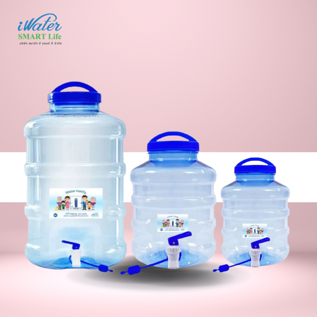 (ราคาถูก) ถังน้ำดื่ม 5, 18.9 ลิตร สินค้าภายในประเทศ พลาสติกเกรด A /iWater