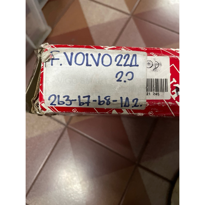 จานดิสเบรคหน้า Volvo 240-244 2.0 GL เก่าเก็บ